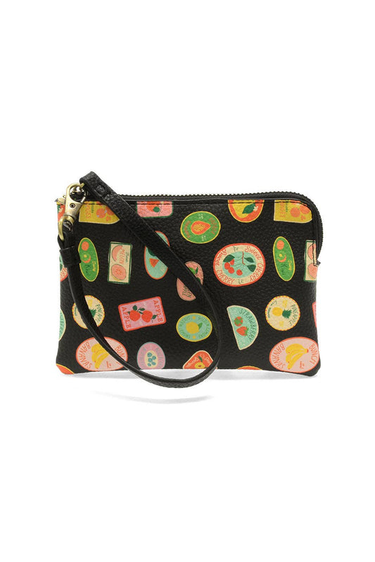 Farmers Market (Black) Wristlet Pouch