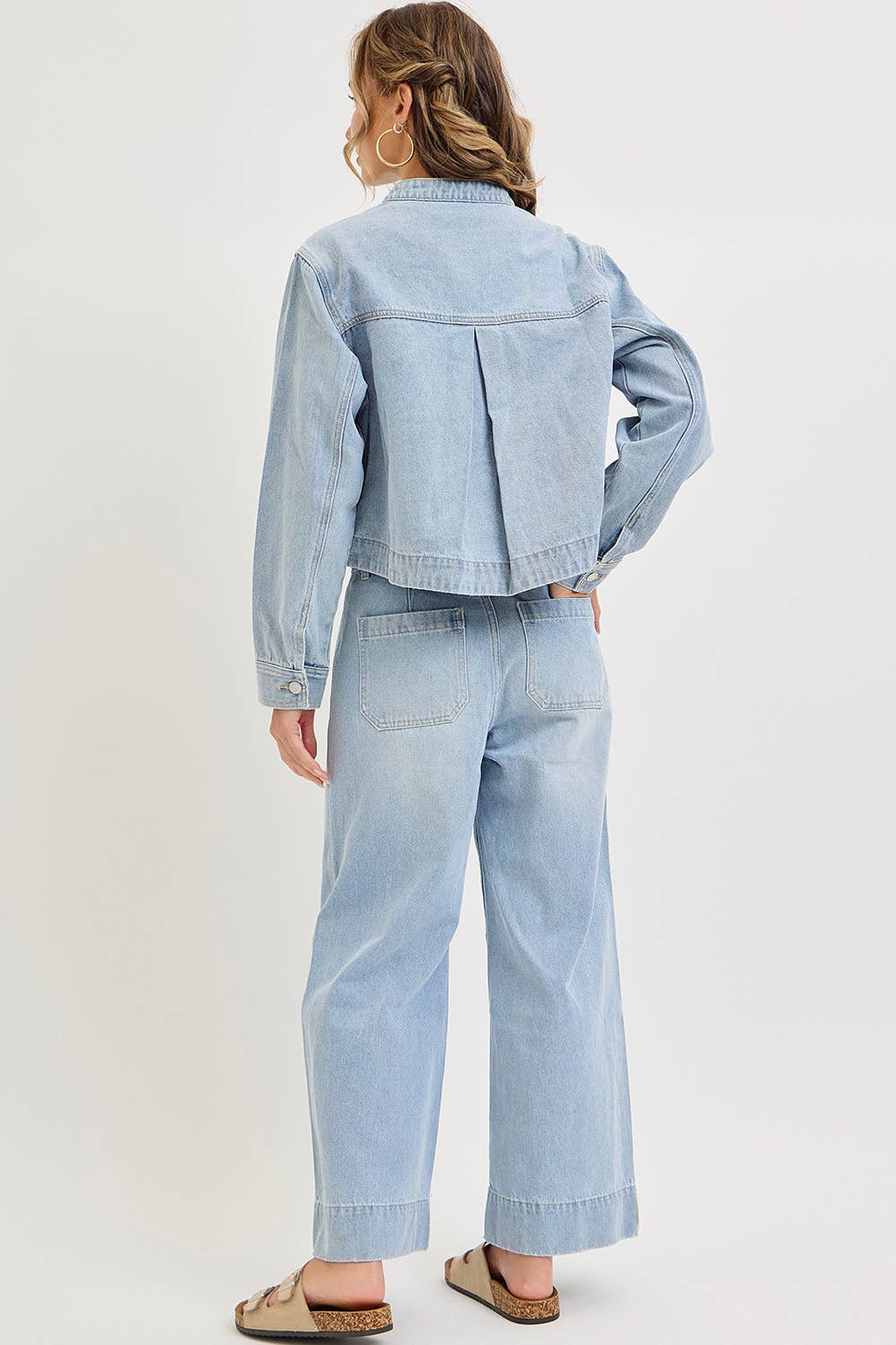 Time & Space Wide Leg Jeans