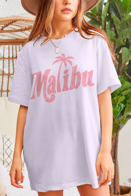 Malibu (Lavender) Oversized Tee