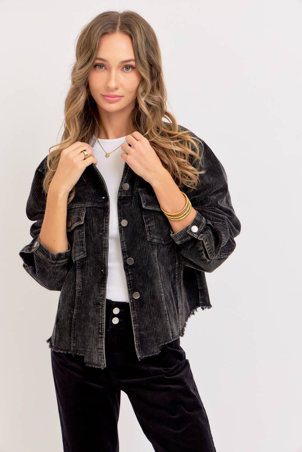 Wild West (Black) Corduroy Jacket