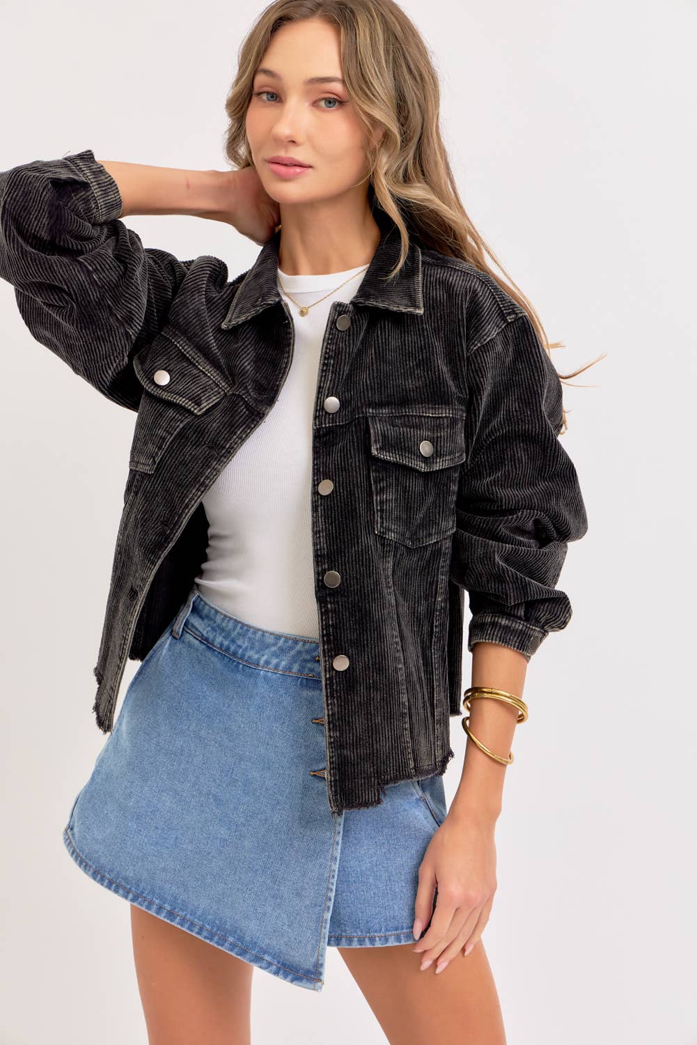 Wild West (Black) Corduroy Jacket