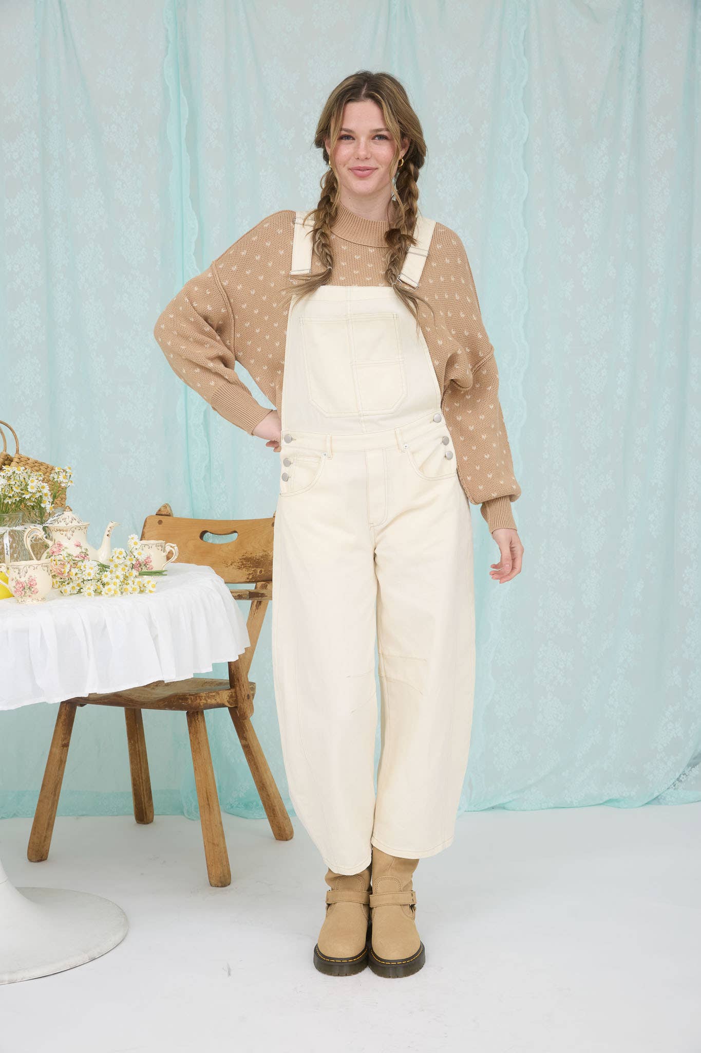 All Heart (Tan) Pullover Sweater