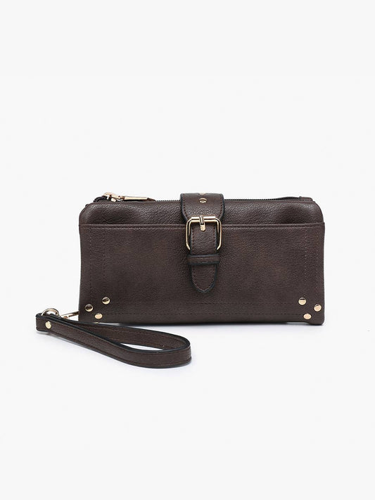 Cadence (Espresso) Buckle Wallet/Wristlet