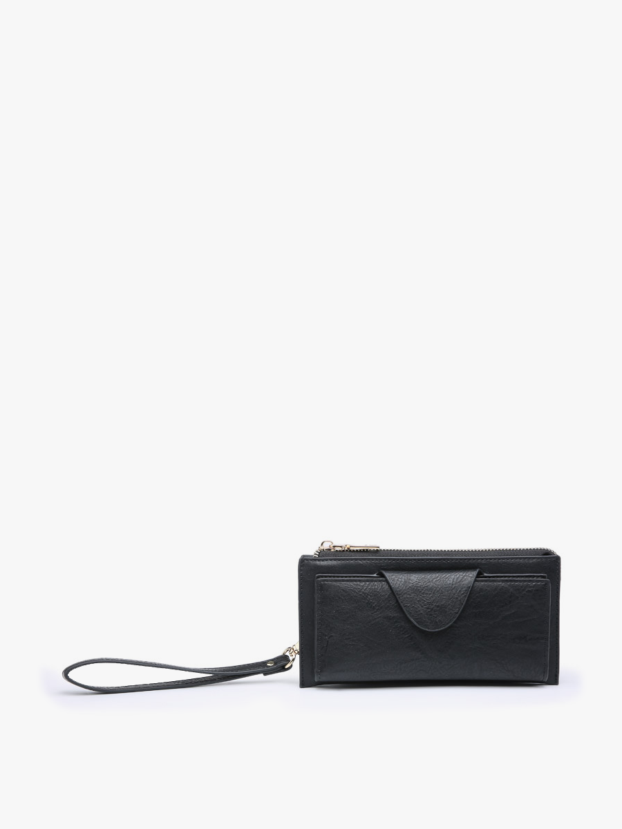 Kyla (Black) RFID Wristlet/Wallet