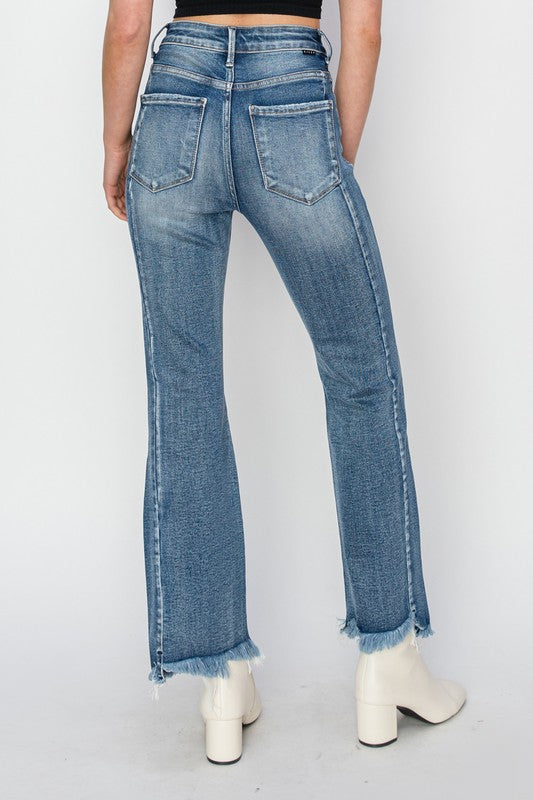 Risen: Step Ahead Step Hem Ankle Jeans