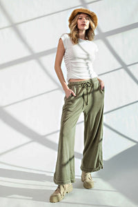 Casual Comfort OLIVE Knit Pants