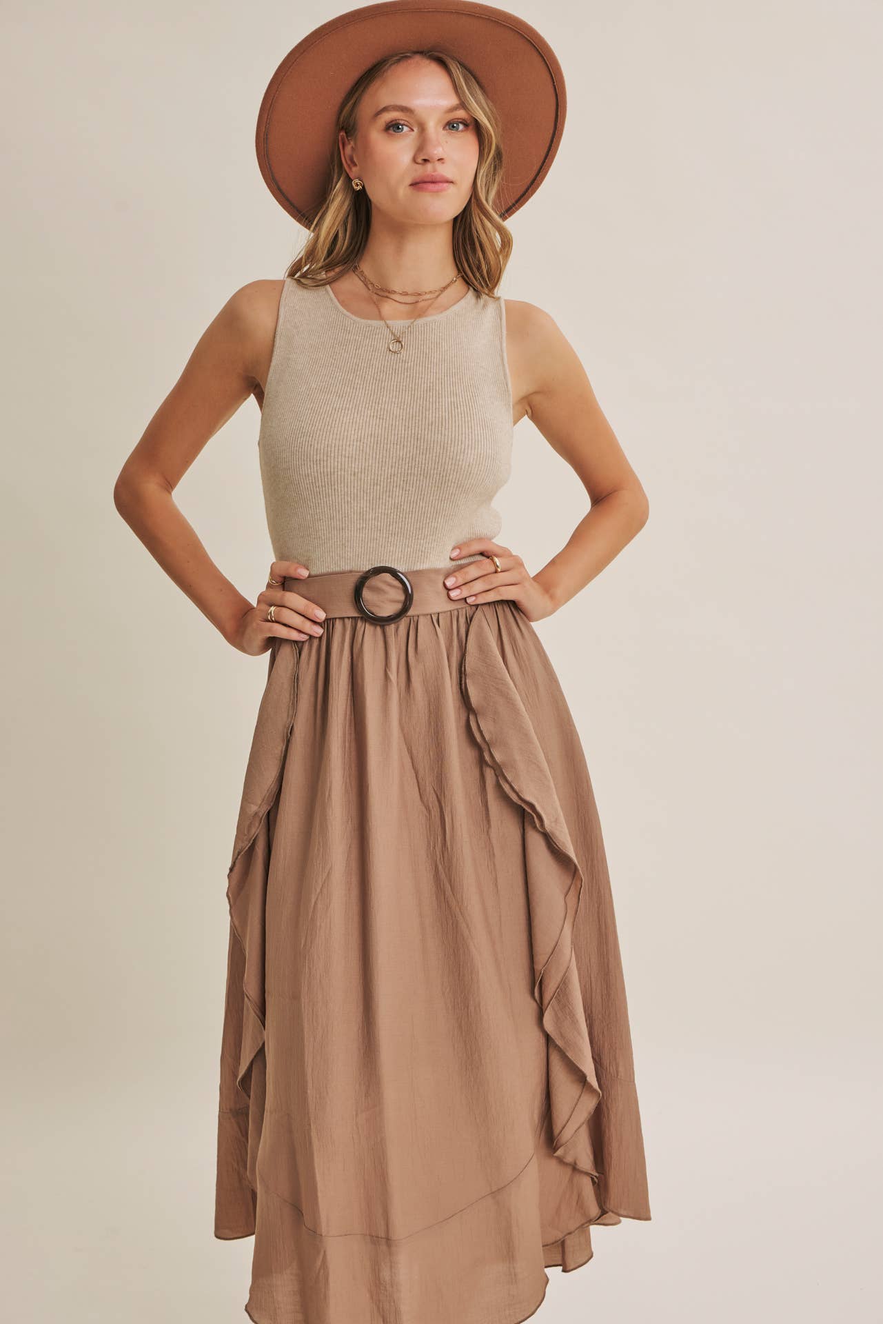 Rustic Weekend Twofer Maxi Dress