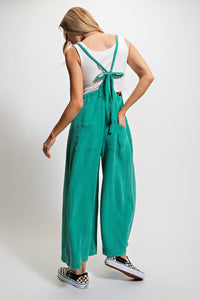 All Yours GREEN Washed Cotton Overalls