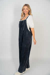 Easy Does It BLACK Cotton Gauze Overall
