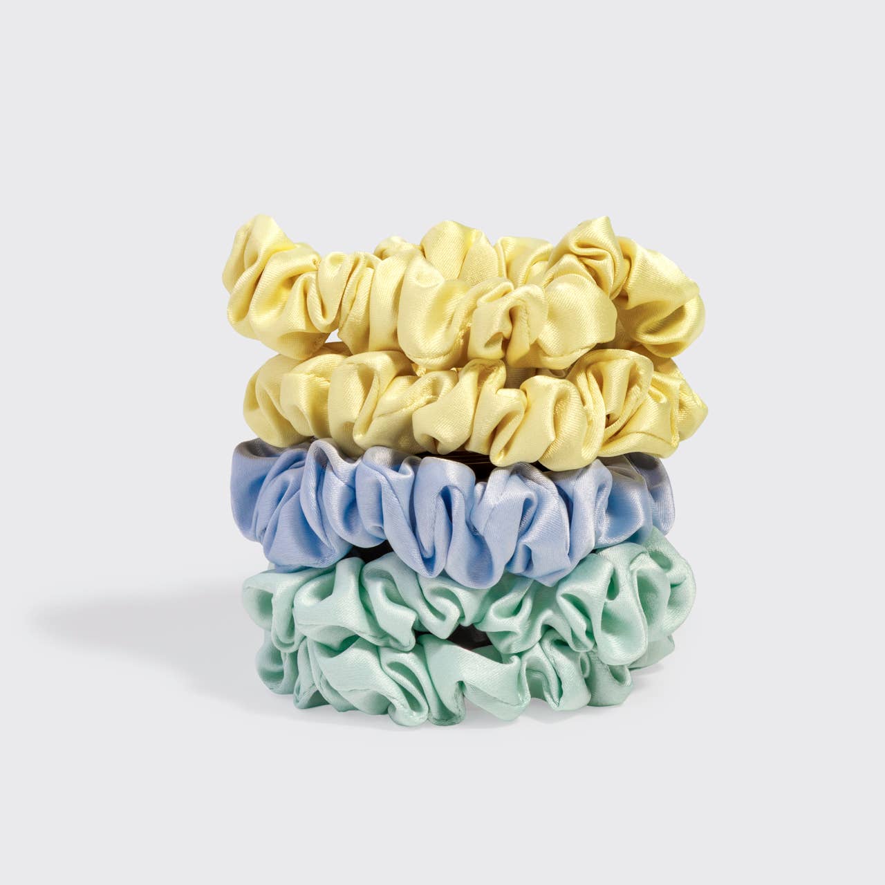 Kitsch Coastal Colors Satin Scrunchies Set