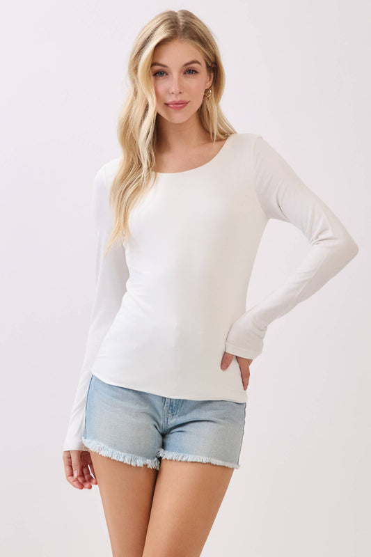 Perfect Layer (Ivory) Double Layer LS Top