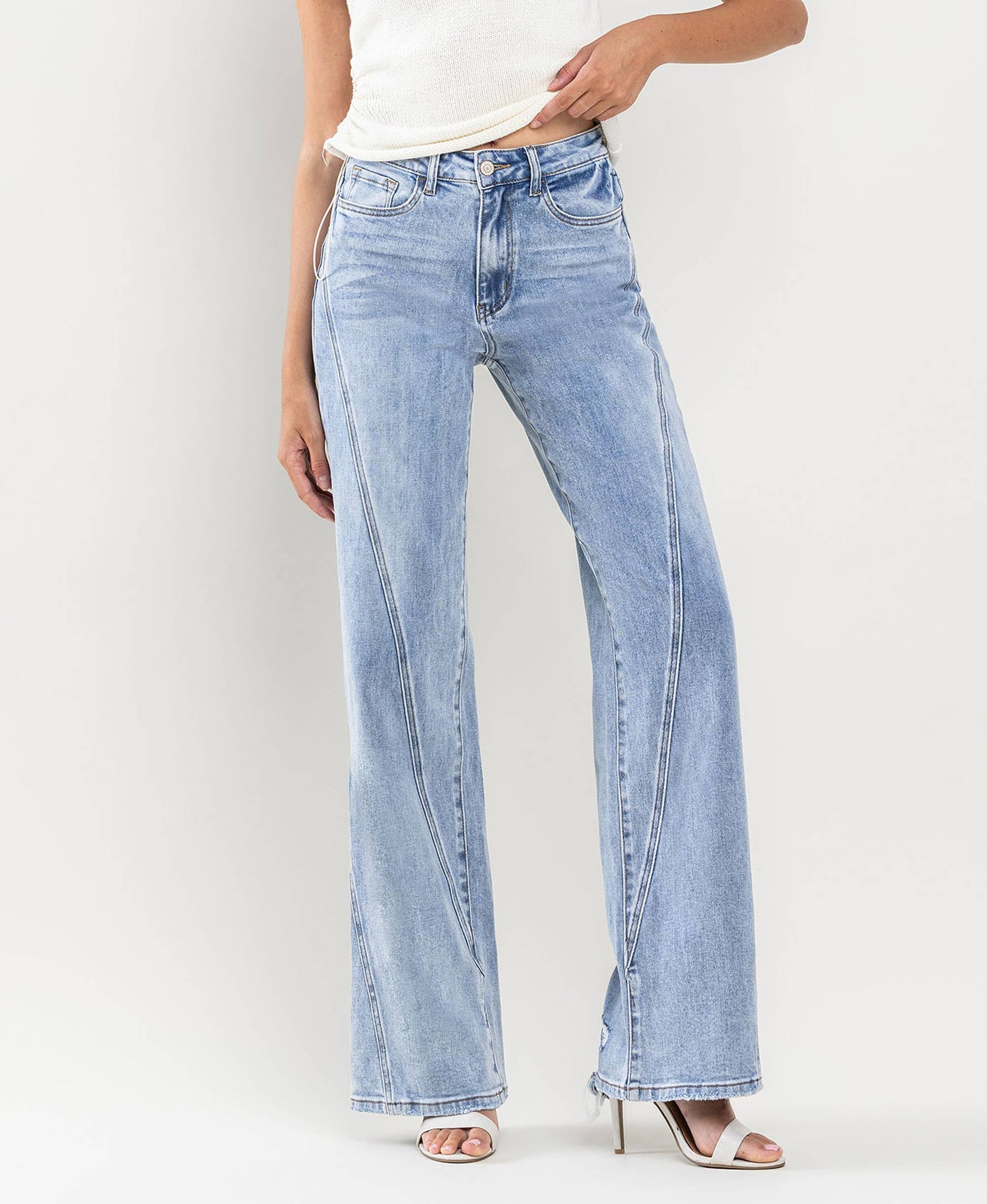 Vervet: So Fresh Wide Leg Jeans