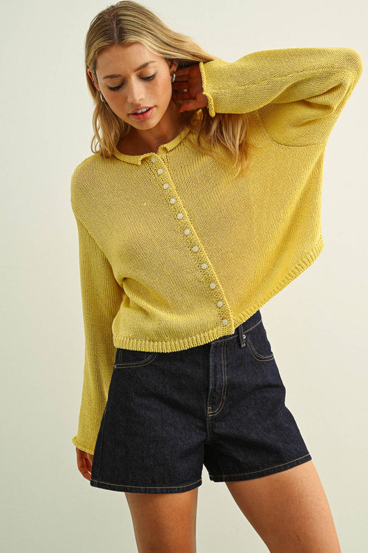 Sweet Lemonade Light Weight Cardigan