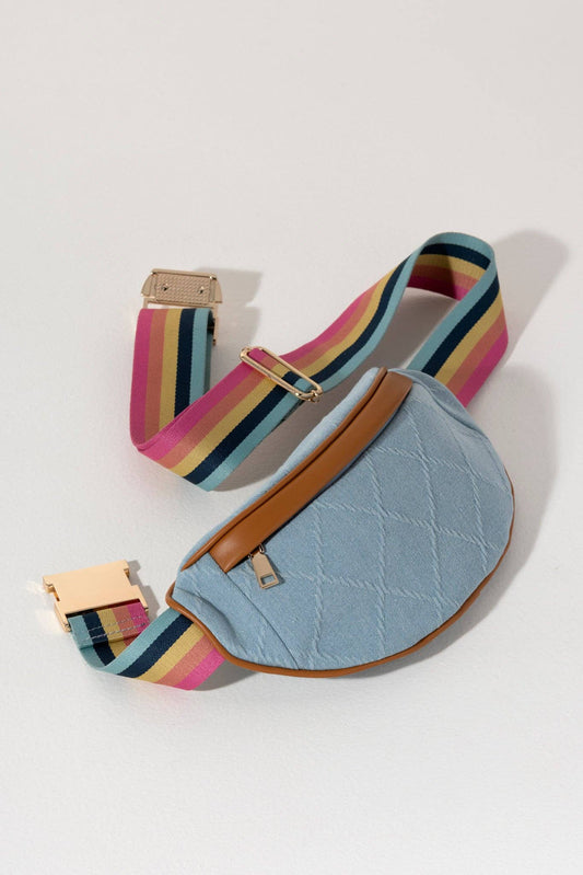 Shiraleah: Ali Denim Belt Bag/Crossbody