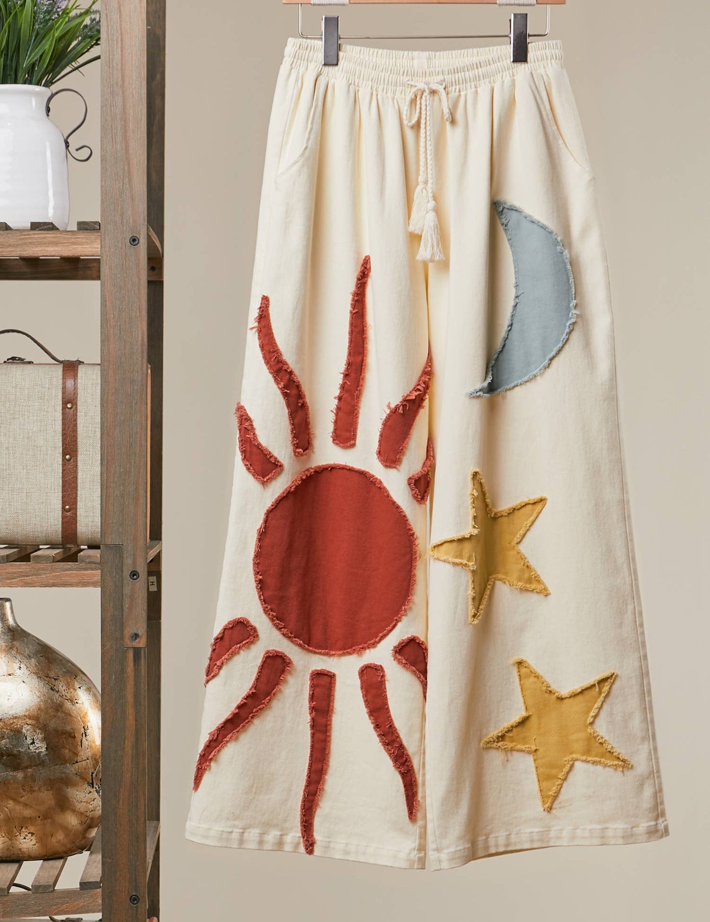 Sun, Moon, & Stars Wide Leg Pants
