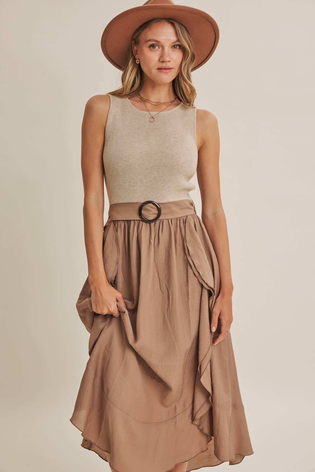 Rustic Weekend Twofer Maxi Dress