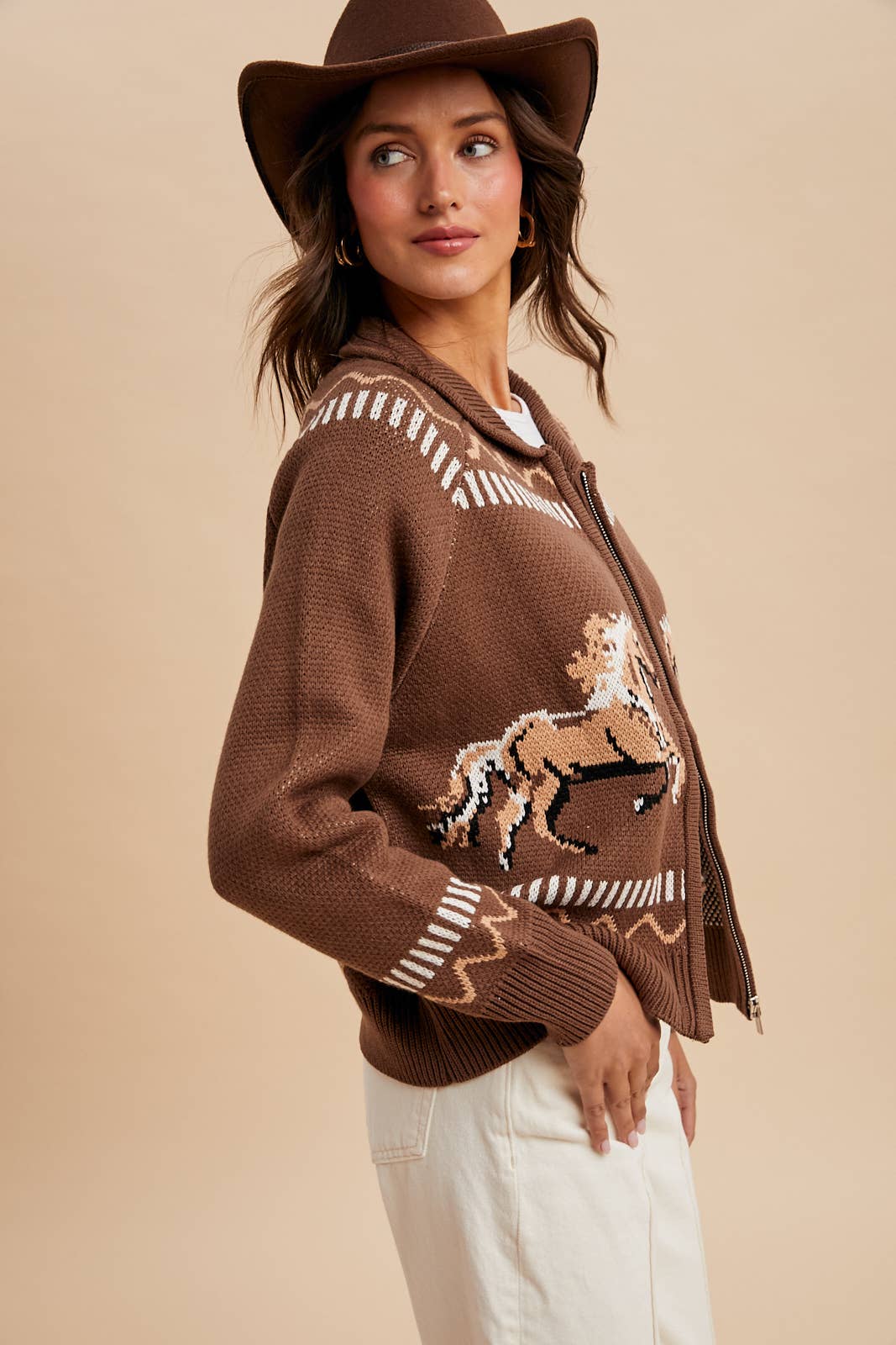 Sunday at the Stables Horse Cardigan