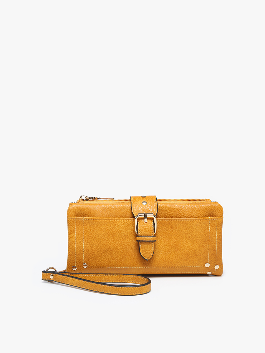 Cadence (Mustard) Buckle Wallet/Wristlet