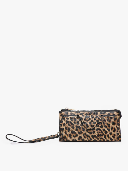 Kyla (Leopard/Mustard) RFID Wallet