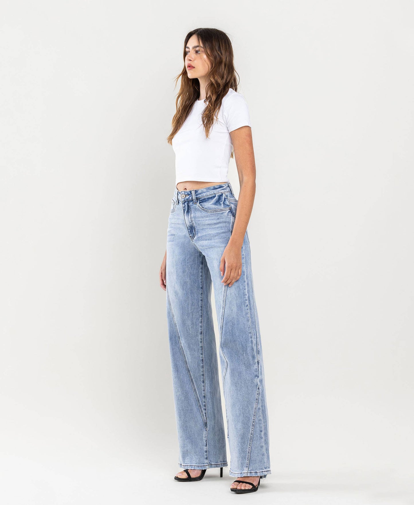 Vervet: So Fresh Wide Leg Jeans