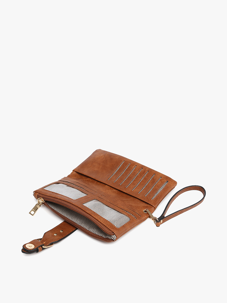Cadence (Espresso) Buckle Wallet/Wristlet