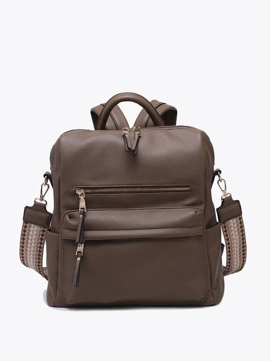 Amelia (Ash Brown) Backpack w/ Guitar Strap
