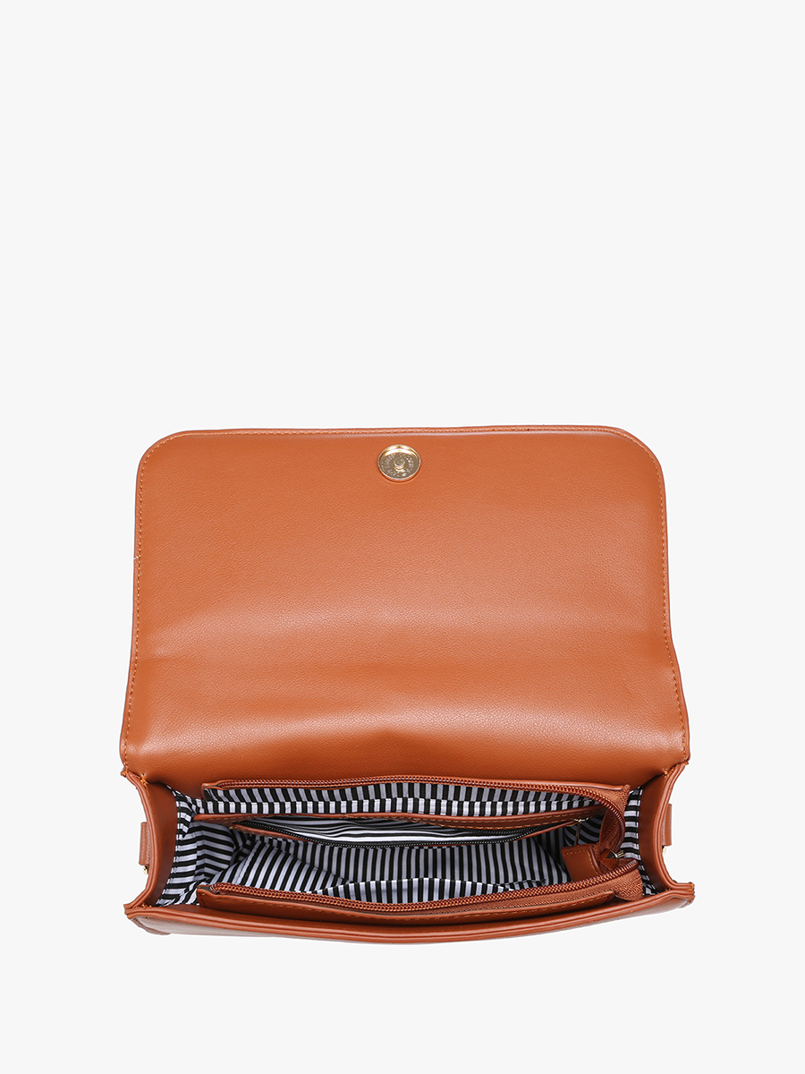 Marlowe (Grey) Woven Satchel w/ Braided Handle