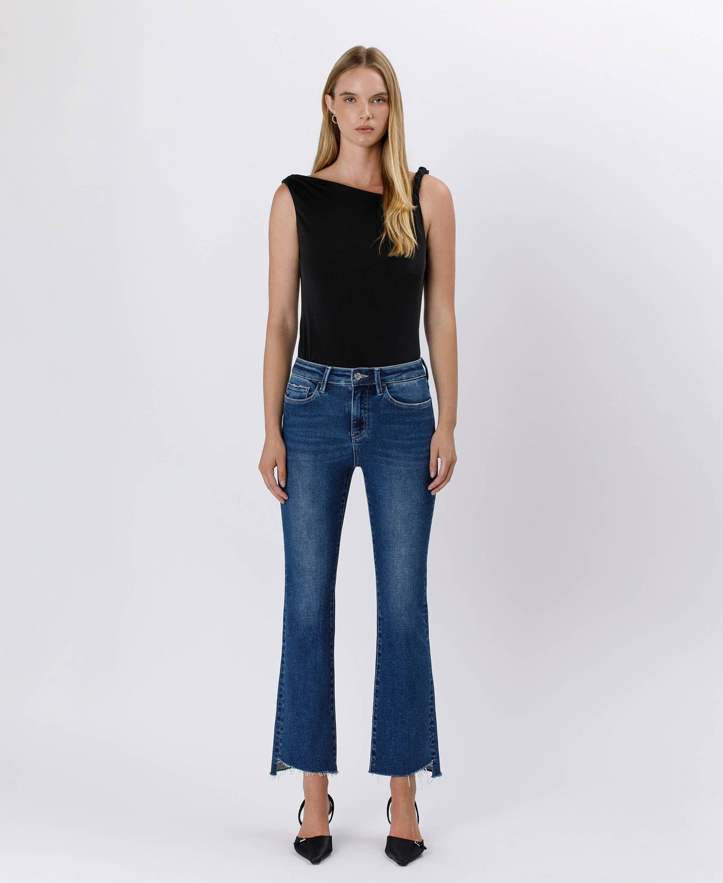 Vervet: Love Craft (Dark) Step Hem Jeans