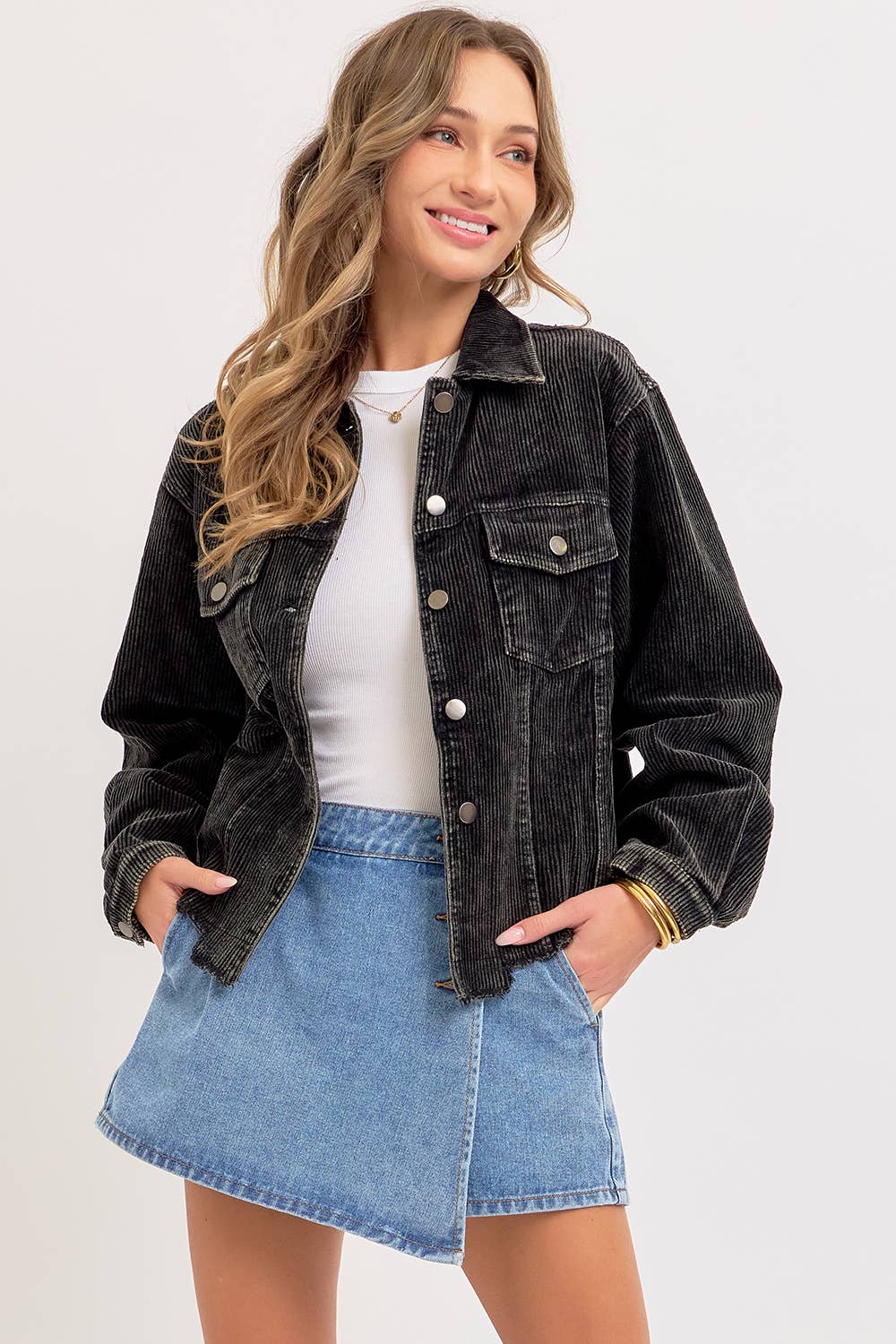 Wild West (Black) Corduroy Jacket