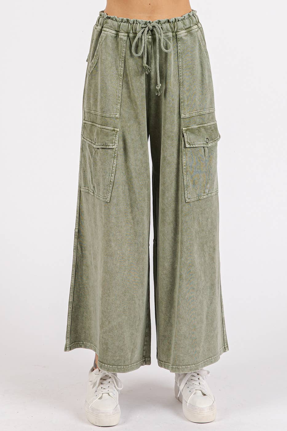 Tall Tales (Olive) Mineral Wash Pants