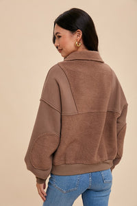 Total Comfort (Cocoa) Zip Pullover