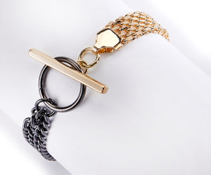 Iron & Alloy O/T Toggle Link Bracelet