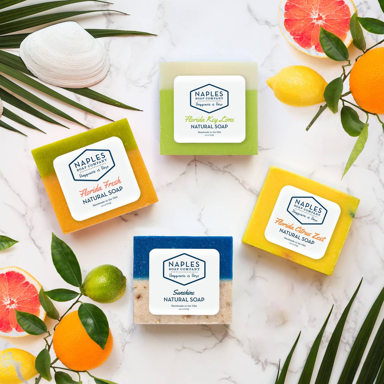 Florida Citrus Soap Stack 4-Pack