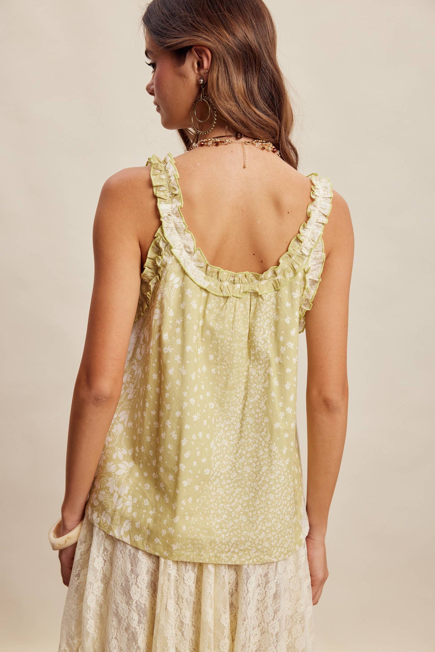 Free Festival Patchwork Tank Top