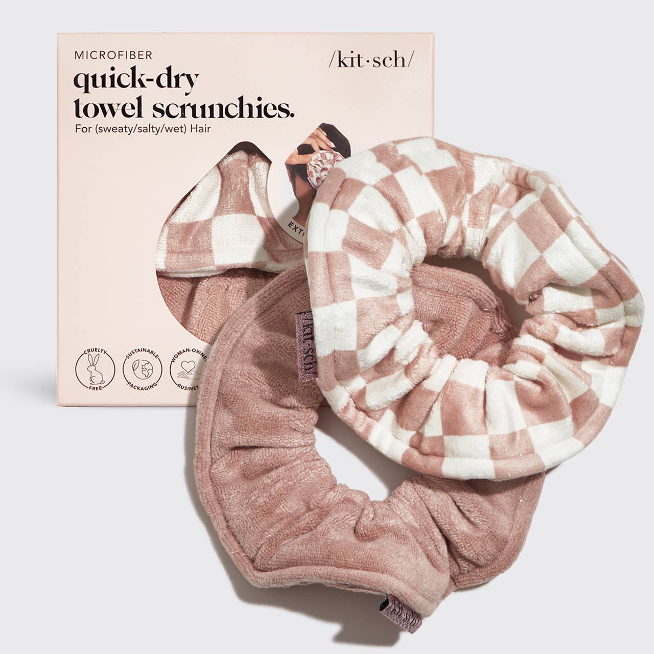 Kitsch Quick-Dry Towel Scrunchies