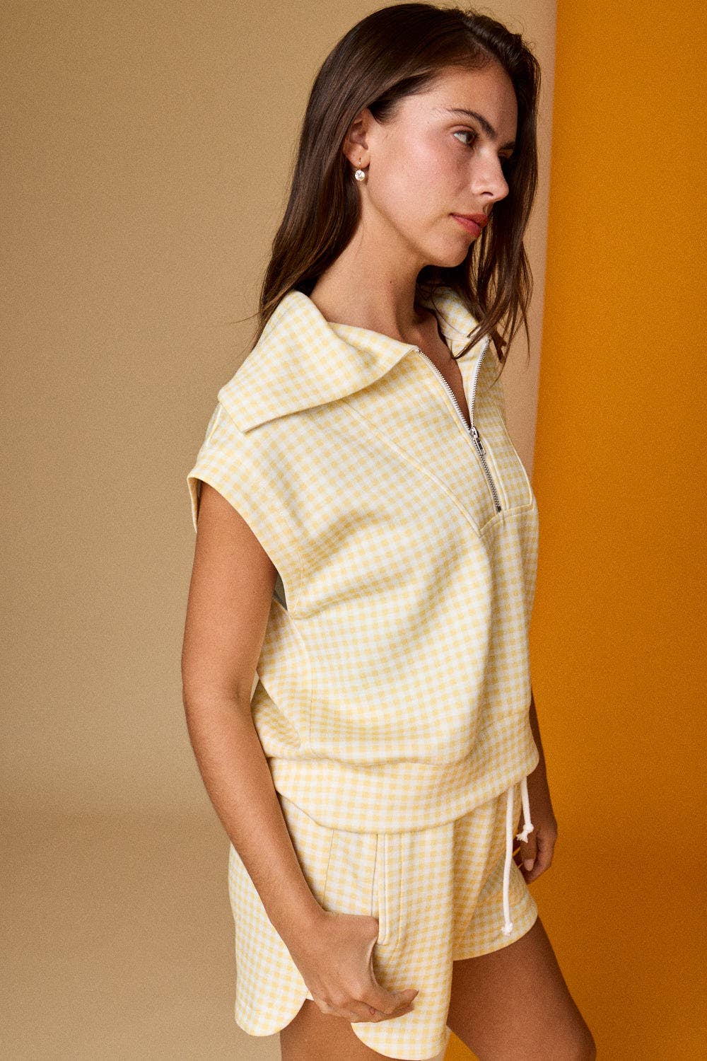 Go Go Gingham (Yellow) Shorts