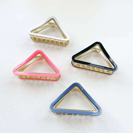 Trendy Triangle Metal Claw Clip