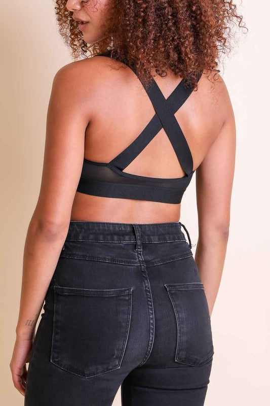 Multi-Way Stretch Bralette (Black)