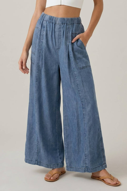 Poetic Spirit Tencel Wide Leg Pant