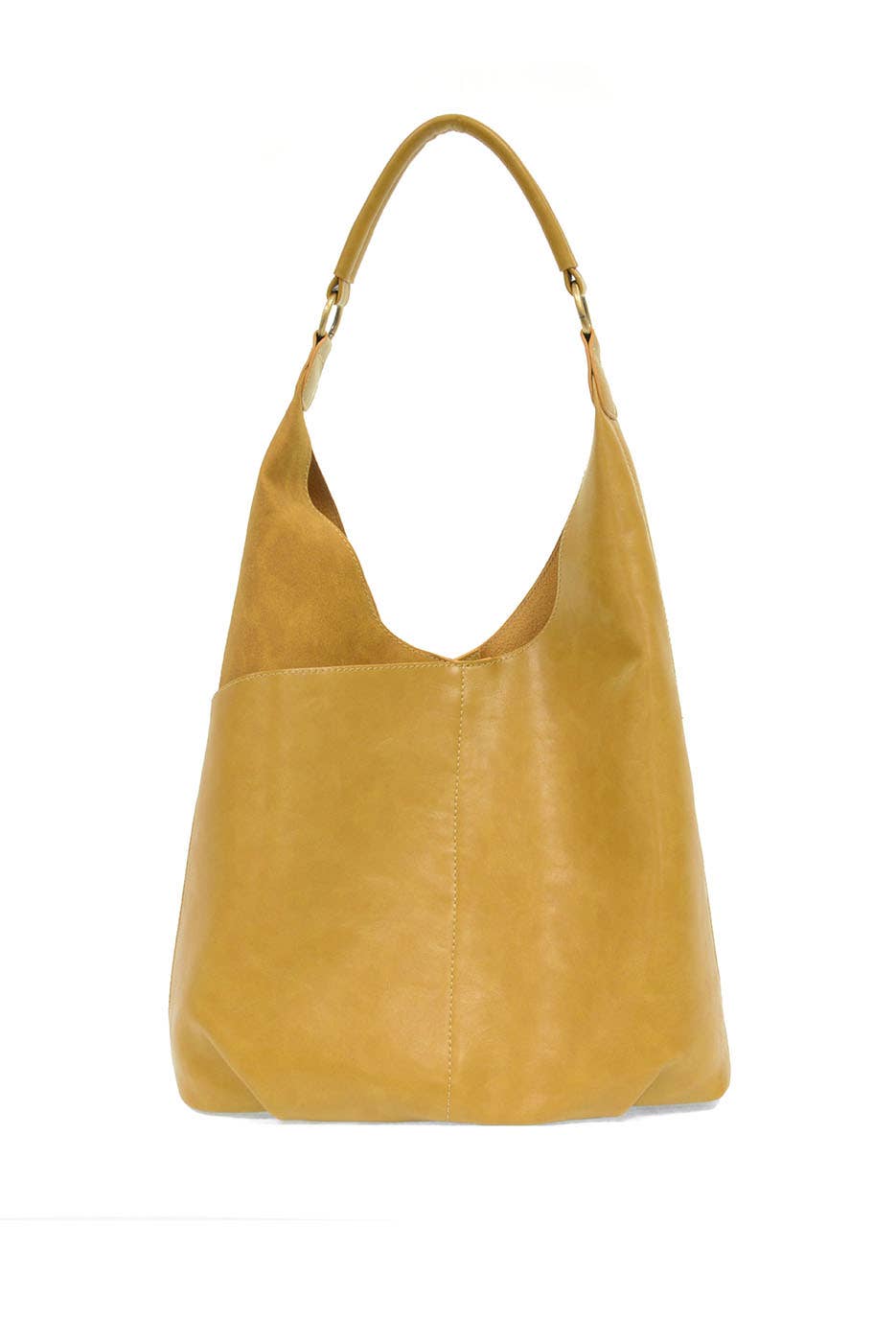 Dani (Saffron) Vegan Leather/Suede Hobo