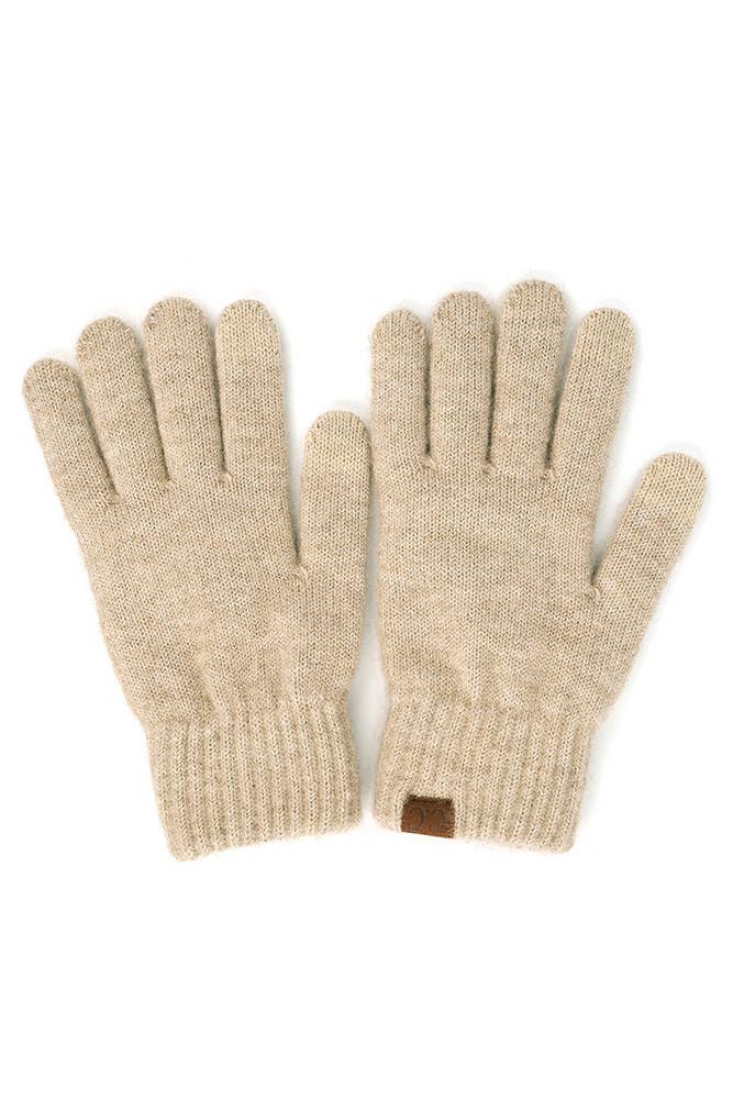 C.C Heather Knit Touch Gloves