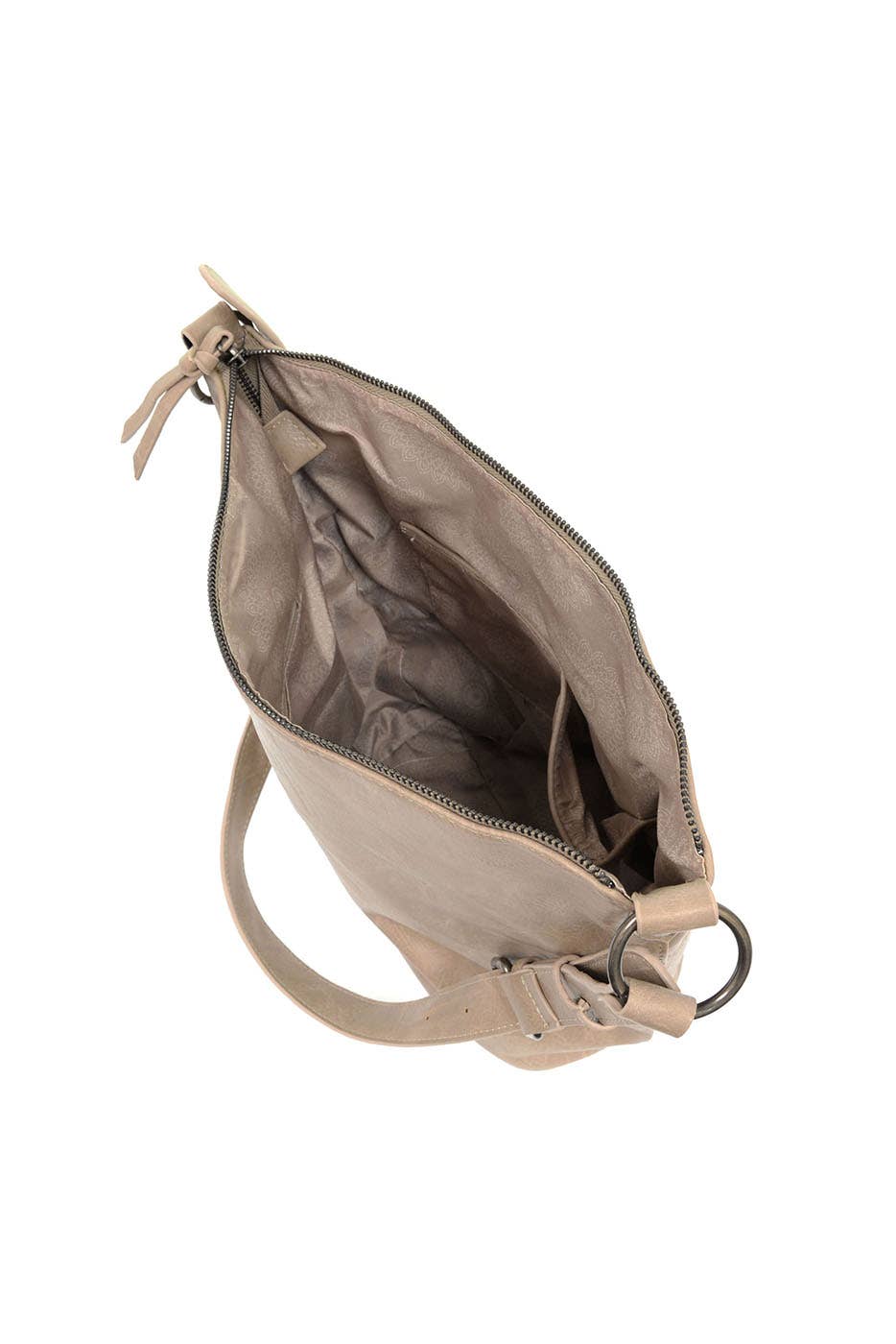 Nori (Flax) Crossbody Bucket Bag