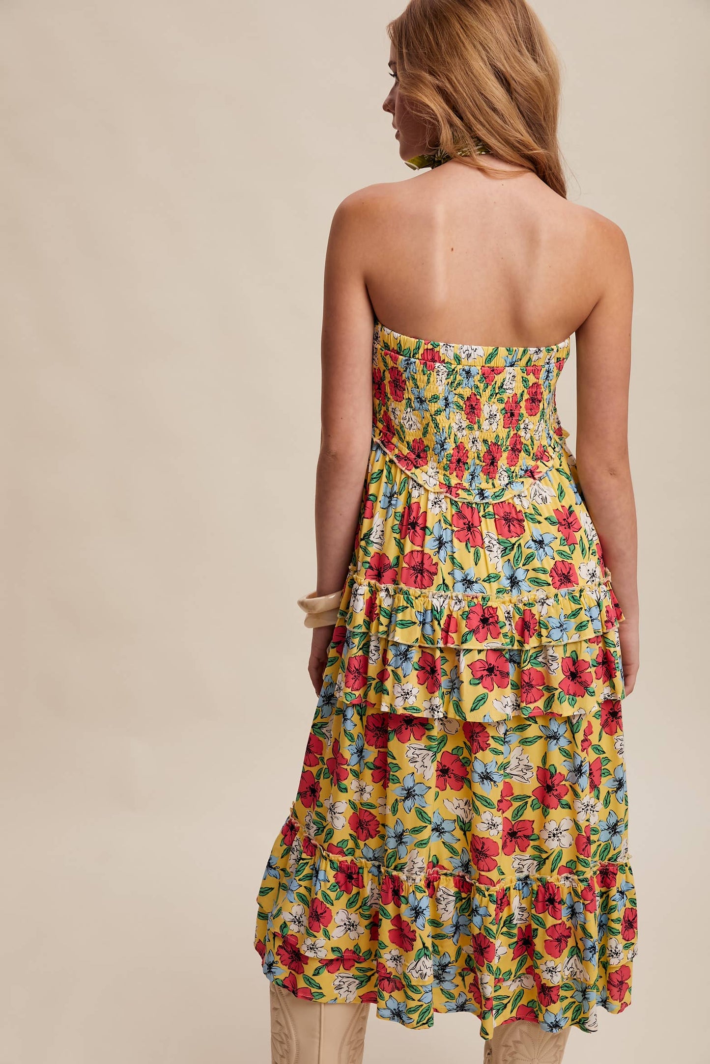 Floral Fun Convertible Maxi Skirt Dress