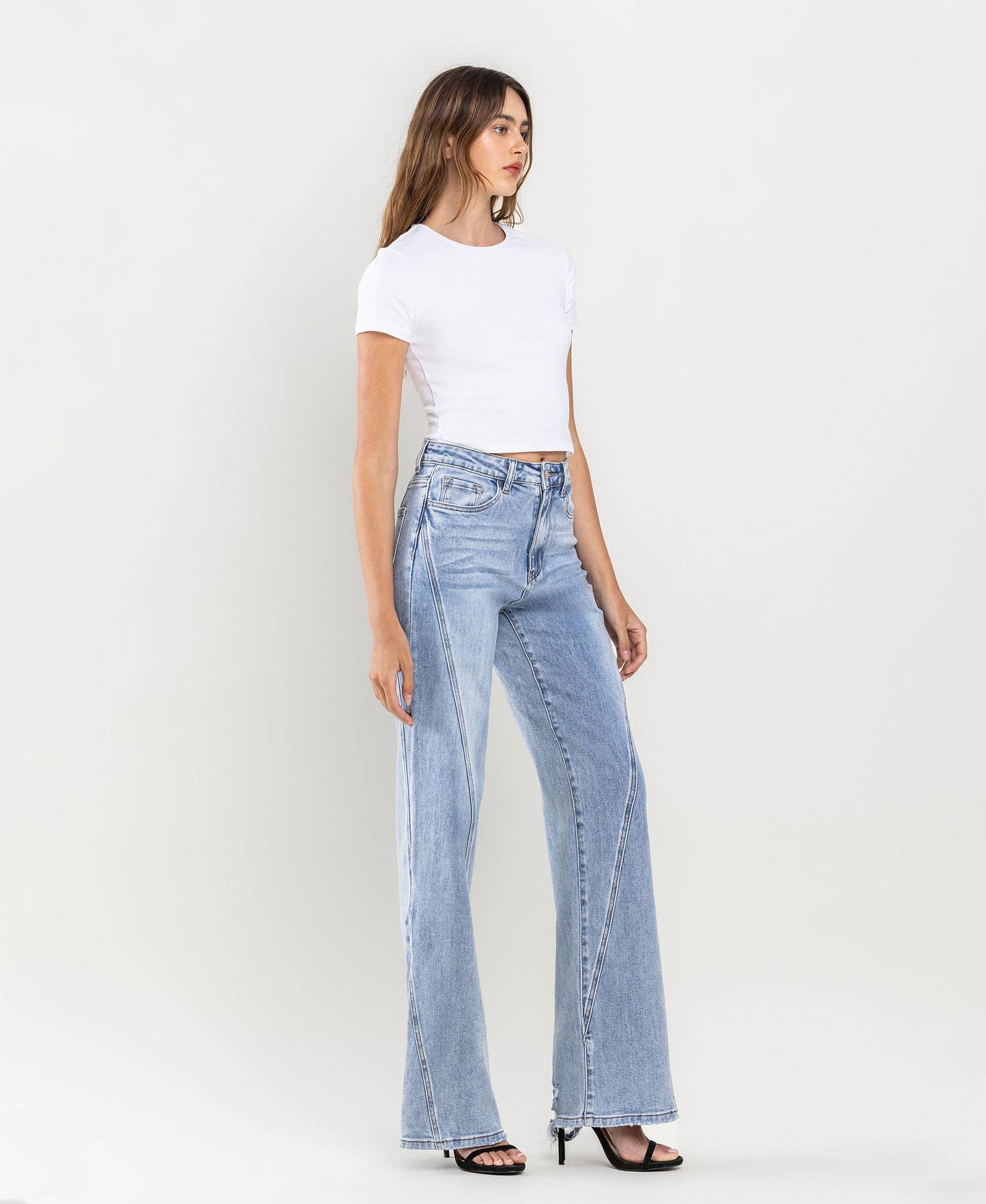 Vervet: So Fresh Wide Leg Jeans