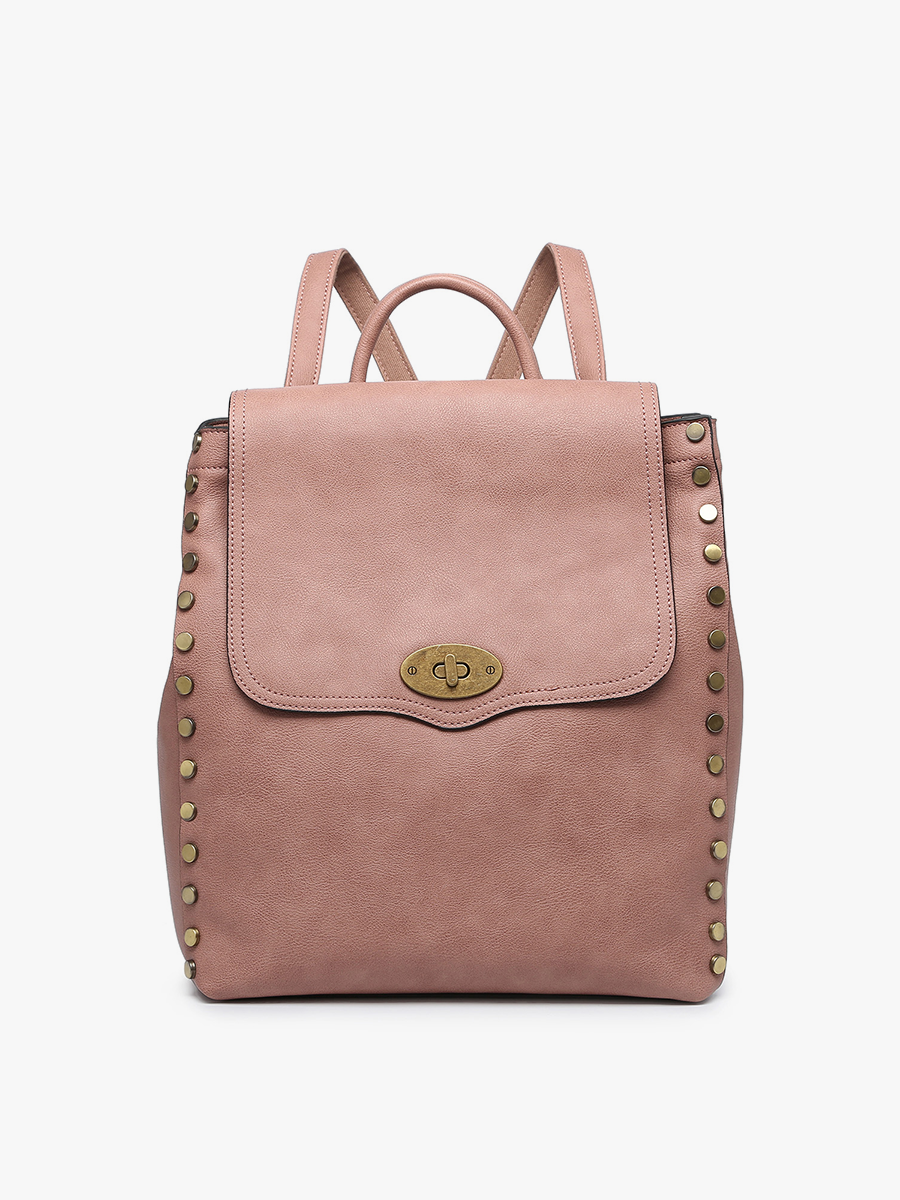 Bex (Mauve) Distressed Backpack