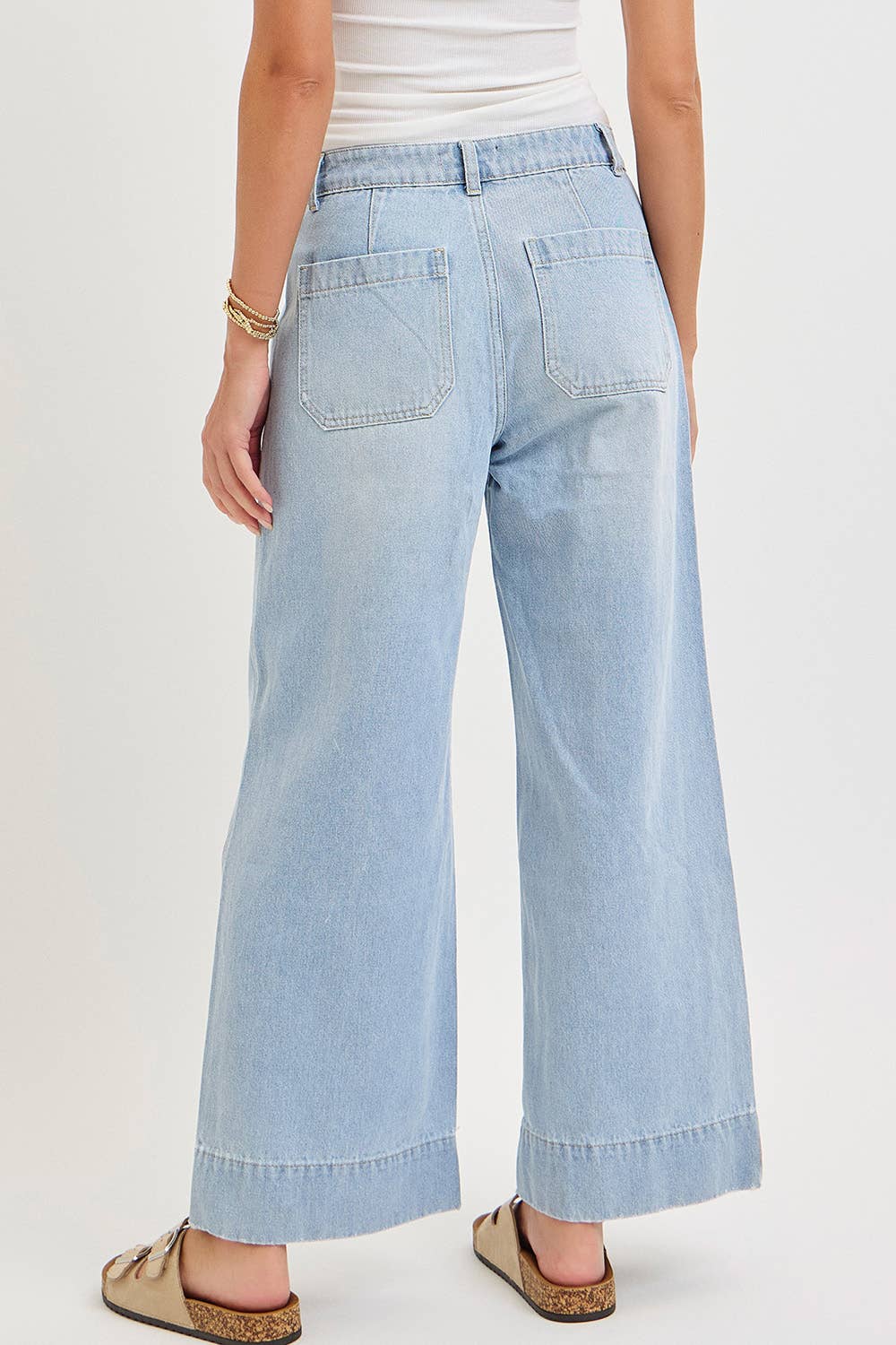 Time & Space Wide Leg Jeans