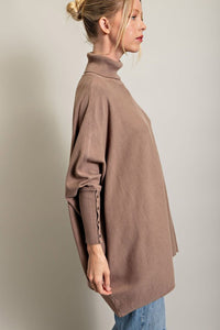 To The Point (Cocoa) Dolman Sweater