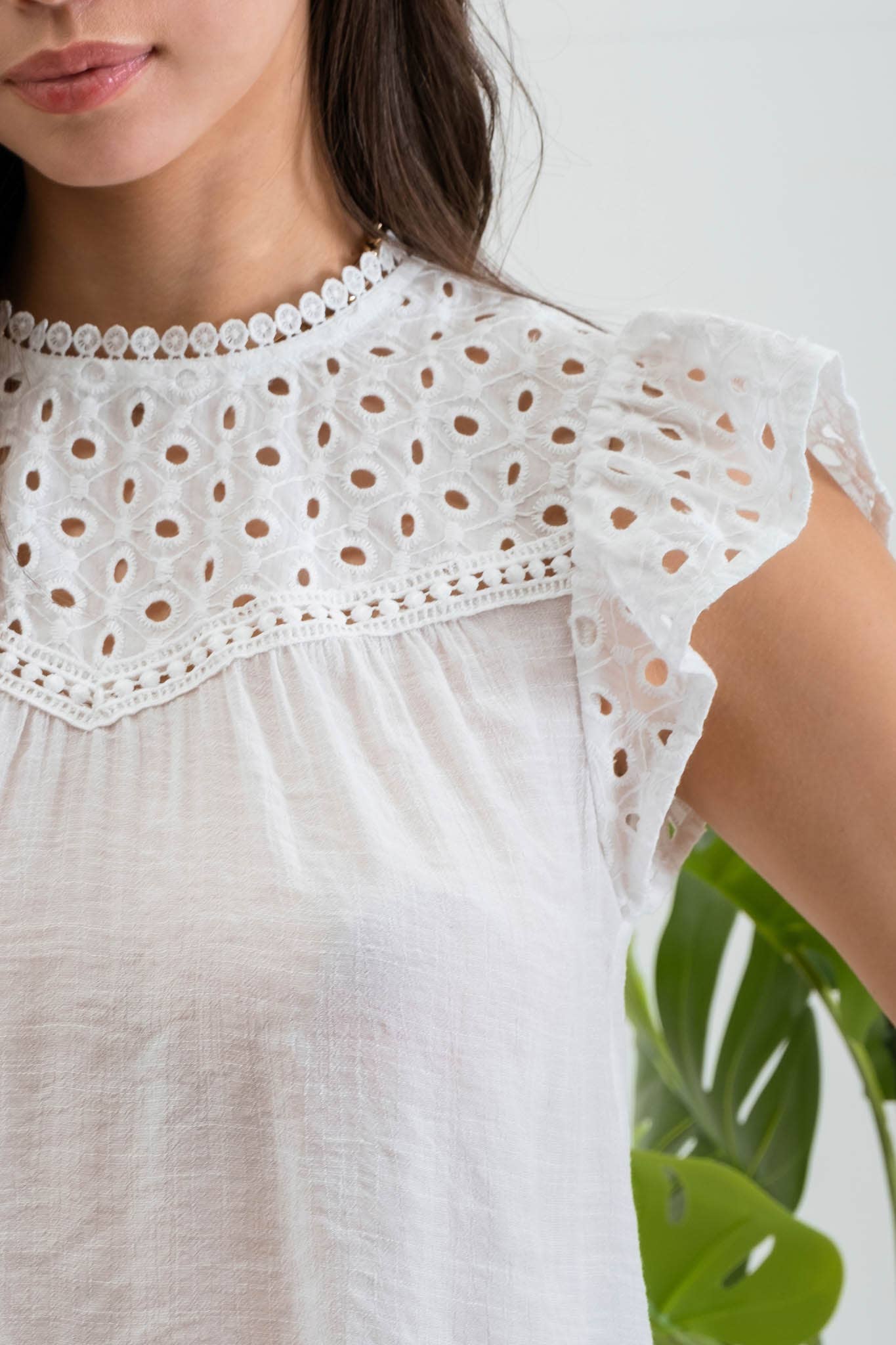 Hopeless Romantic (White) Blouse