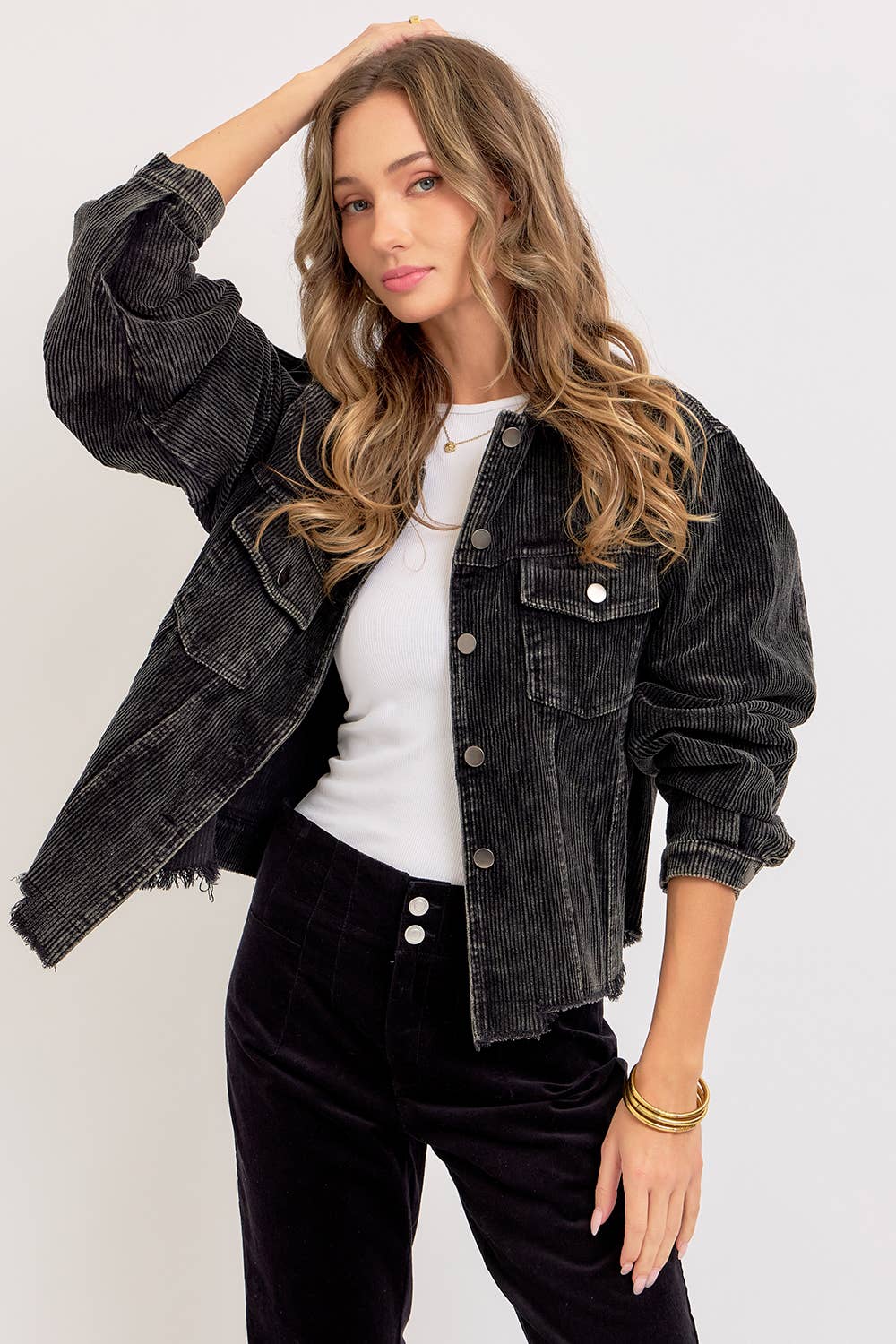 Wild West (Black) Corduroy Jacket