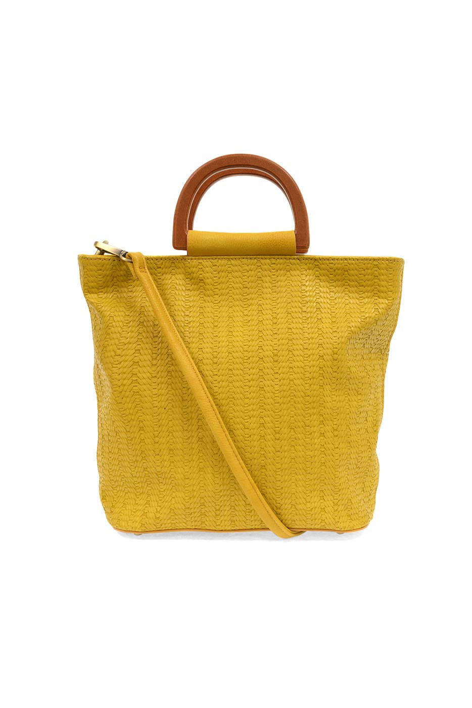 Lily (Straw) Woven Wood Handle Tote
